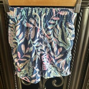 Lilly Pulitzer Boy’s Junior Capri Swim Trunk Oyster Bay Navy You’ve Been Spotted